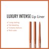 kiss new york Professional Lip Liner, Long-Lasting Luxury Intense Lipliner, Creamy Retractable Easy to Use Richly Pigmented Lip Liner Pencil 3 PCS (Brown)