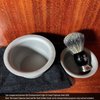 Vikings Blade Luxury Shaving Soap Bowl, Sandblasted Steel for Fast, Thick Lather, Unbreakable, Tactile Texture, Great for Standard Sized Pucks & Soaps (The Chairman, 3” Diameter)