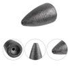 50Pcs Fishing Sinkers Weights Kit Worm Fishing Sinker Weight Bullet Lead Sinkers Fishing Set