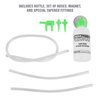 OEMTOOLS 25036 Bleed-O-Matic One-Man Brake Bleeder Kit, Featuring An Opaque Brake Bleed Bottle / Transparent Hoses and Tapered Fittings, No Mess Brake Fluid Bleeding , Multi color(Packaging May Vary)
