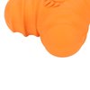 Dog Chew Bones Toy,Latex Squeaky Dog Toy,Pet Puppy Cat Squeaky Chewing Play Toys Bone Shaped Toys for Puppy (Orange)