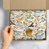 Jillson Roberts 24 Sheet-Count Premium Printed Tissue Paper Available in 8 Different Floral Designs, Birdies