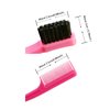 6 Pcs Hair Brushes Hair Edge Brush Double Sided Edge Control Brush Comb Eyebrow Brush Hair Styling Brush (Multicolored)