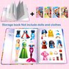 Magnetic Collecting Book, Can be Used to Store Magnetic Dolls and Magnetic Clothes,Note: Magnetic Book Contains Only 8*Blank Magnet Pages, Not Include Magnetic Dolls and Clothes