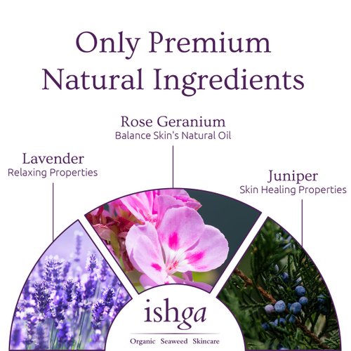 ishga Invigorating Body Oil | Natural & Organic Skincare | Scottish Seaweed | Jojoba, Sweet Almond, Essential Oils | Vegan, Cruelty-Free | 1.01fl oz (30ml)