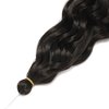 BAESITTE Ocean Wave Crochet Hair 20 inch Soft Hawaii Wavy Braiding Hair 4 Packs Hawaii Wavy Synthetic Crochet Hair Long Curly Hair Extensions #4 Natural Black Color 90g