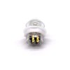 Arcity 4 Pcs/Lot 24mm Arcade LED Push Buttons Illuminated Player 1P 2P Coin Lit with Microswitch for Arcade Machine Games Console Parts 5V White New