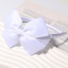 Kistreao Bow Headband White Hair Bows Hair Bands Cute Ribbon Hair Accessories for Women Girls Wedding Party Favors Supplies