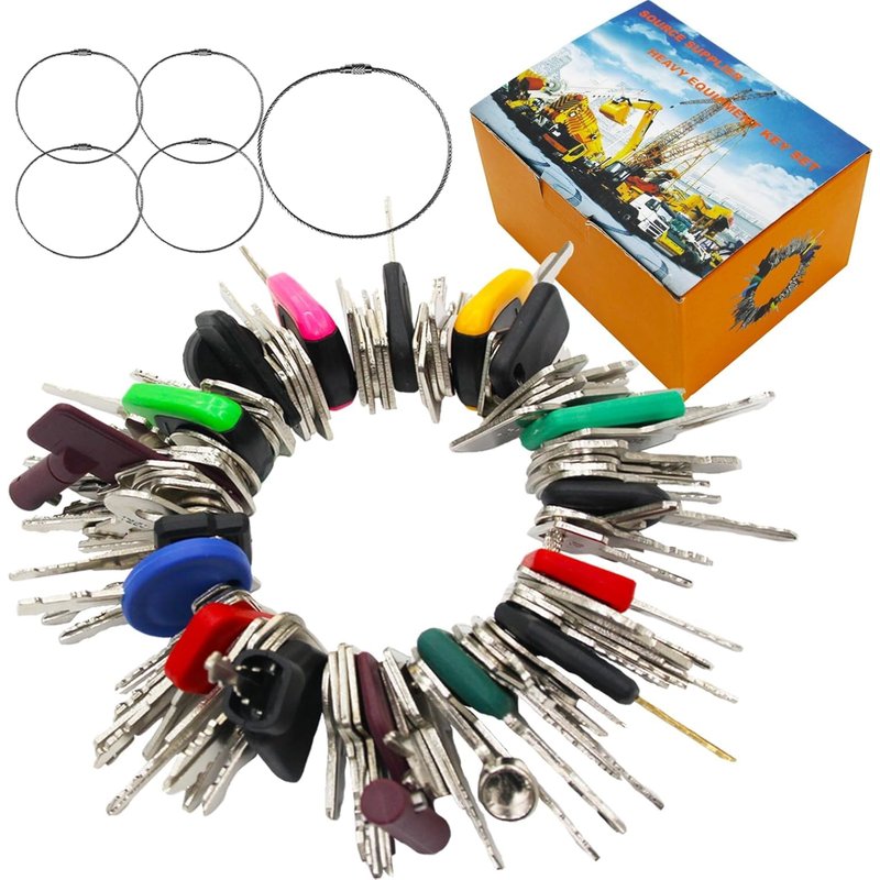100 Non-Repeating Full Range Master Equipment Key Set, Original Heavy ...