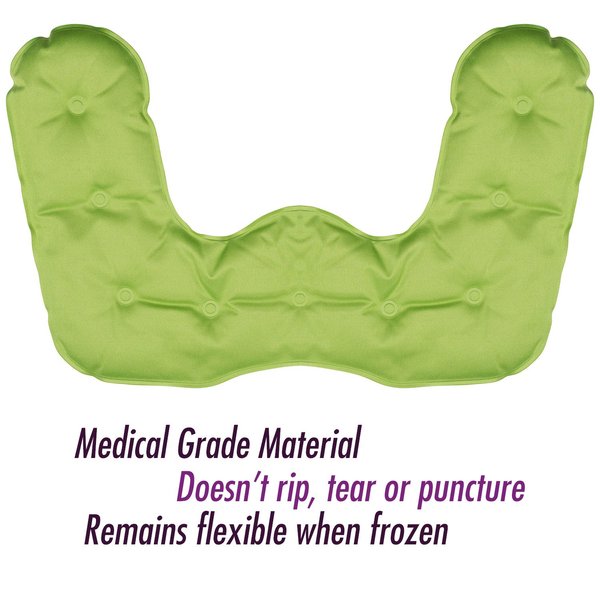 Cold-Heat Neck and Shoulder Wrap, Ice Pack Therapy, Flexible Reusable Pad