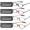 OCCI CHIARI 4 Pack Computer Reading Glasses Blue Light Blocking UV Protection Women Men Lightweight Flexible TR90 Readers +1.75