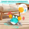Crawling Crab Baby Toy Infant: Tummy Time Toys for Babies 3 6 9 12 18 24 36 Months, Walking Dancing Sensing Crab for Toddler 1 2 3 4 Year Old, 1st Music Birthday Gifts for Boys Girls