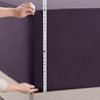 Empyrean Cal King Sheets deep Pocket Fitted - Purple California King Fitted Sheet, Soft Cal King Fitted Sheet Only for 18 to 24 Inch Mattresses, Fitted Sheet California King with Corner Straps