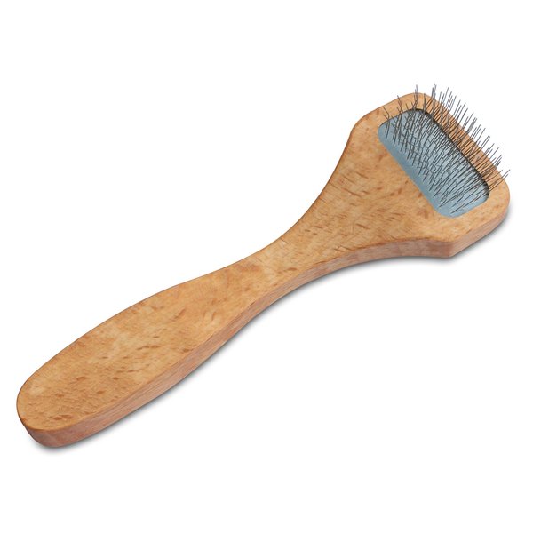 Mars Professional Tangle and Dematting Undercoat Cat and Dog Slicker Grooming Brush, Stainless Steel Pins, Made in Germany