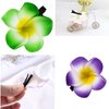 Plumeria Flower Hair, 24PCS Hawaiian Foam Flower Hair Clips, Hawaii Hair Clips for Women, Wedding Party Beach Hair Decorations