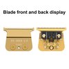 707Z Replacement Blade compatible with BaBylissPRO FX787 & FX726 Trimmers,2 Pack DLC Replacement Blades with 4 Guards Set Compatible with BaByliss Trimmer Blades,Gold