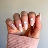 The Nailest - Instant Luxury Acrylic Press-on Nails-Short Almond- Blush Ombre