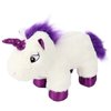 Hopearl LED Plush Unicorn Lighting Up Stuffed Animal Floppy Night Lights Glow in The Dark Birthday Gifts for Kids Toddler Girls, White, 15''