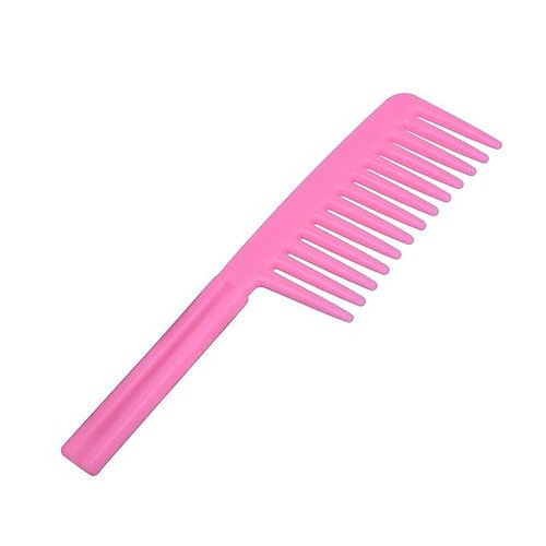 Generic Stylish Thick Colorful Hair Comb, Wide Teeth, Big Shampoo Comb for Women, Multi-color