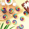 32 Packs Bulk Smile Face Yo Yos Metal Rainbow Yo Yo Toys in Assorted Designs, Yo Yo Party Favors Holiday Goodie Bag Stuffers for Birthday Party Favors, Classroom Prizes, (Rainbow)