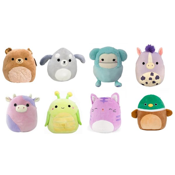 Squishmallows Official Box Set of 8 - 5 inch 5" Favorites Squishmallows Pack (Greta, Patty, Brian, Pilar, Joelle, Tabitha, Meadow, Avery)