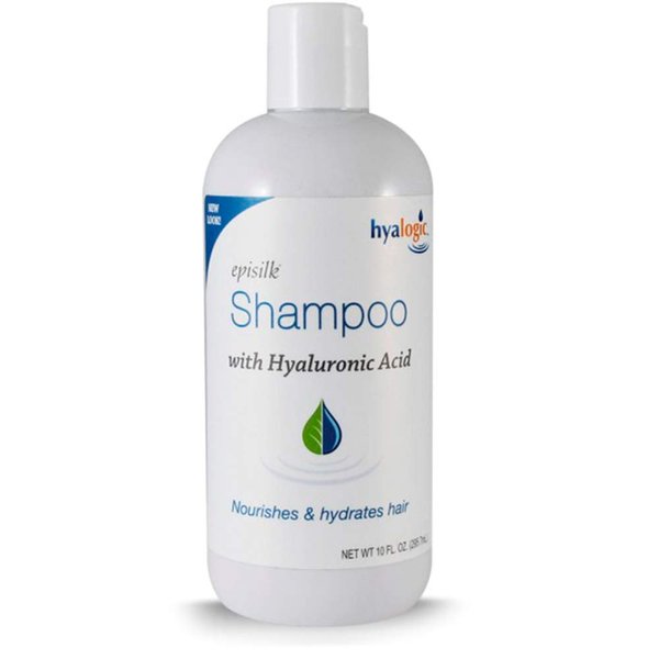 Hyalogic Shampoo - Moisturizing Shampoo with Hyaluronic Acid (HA), Episilk Daily Cleansing Shampoo, Hydrating Shampoo, Detangling Shampoo, Purifying Shampoo for All Hair Types, 10 fl oz.