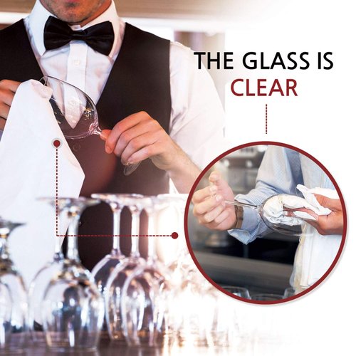 Belloel Microfiber Glass Polishing Cloths | Streak Free, Lint Free Shine Clarity Wine Glasses | Glass Cleaner Wipes | Crystal, Glasses, Screens, Fingerprints, Tarnish, Silver, Silverware, Jewelry… (2)