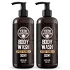 Viking Revolution Men's Body Wash - Spiced Vanilla Mens Body Wash - Mens Natural Body Wash for Men with Vitamin E and Rosemary Oil - Shower Gel Body Wash Men (12 Fl Oz, Pack of 2)