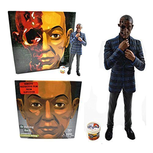 Mezco Breaking Bad Gus Fring Burned Face Action Figure - Entertainment Earth Exclusive