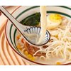 Ceramic Soup Spoons Sets of 4,Asian Soup Spoons,Long Ramen spoons,Japanese soup spoons for Pho,Wonton,Noodles,Chinese Ceramic Rice Spoons,4Pcs