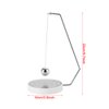 Magnetic Decision Maker Ball Swing Pendulum Office Desk Decoration Toy Gift, Indecisive Moments (Black and White)