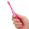 Professional Children Toothbrush, Extra Soft Hair Anti-Slip Kids Toothbrush for 8-12 Years Old Child(Rose Red)
