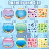 CY2SIDE 12PCS Colorful Summer Sea Animal Stickers Scene for Kids, Make A Sea Sticker Scene with Shark Tropical Fish, Make Your Own Ocean Animal Sticker Scene Art Craft, DIY Fall Party Games Activities