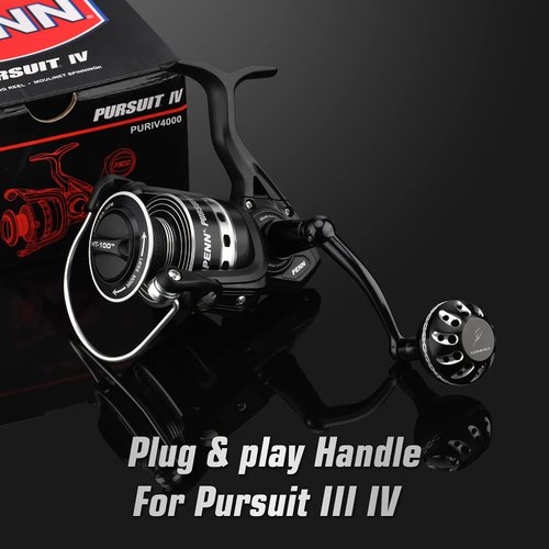 GOMEXUS Power Handle for Penn Pursuit III/IV Clash I II Conflict I 1000-4000 Spinning Reel Handle(Not for Conflict II)