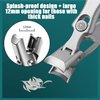 The Luxurious Ultra Sharp Nail Clippers, 2024 New German Nail Clippers for Men, Luxurious Nail Clippers, German Professional Nail Clippers (Silver)