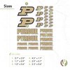 Desert Cactus Purdue University Stickers Vinyl Decals Laptop Water Bottle Car Scrapbook11.3x8.6 T1 (Type 1-1)