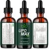 (5 Pack) Lipo Max Plus - Official Lipo Max Plus Drops Liquid Premium Advanced Formula Natural Support, LipoMax Plus Supplement for Overall Health & Wellness Vitamin Droppers, 5 Bottles for 5 Months
