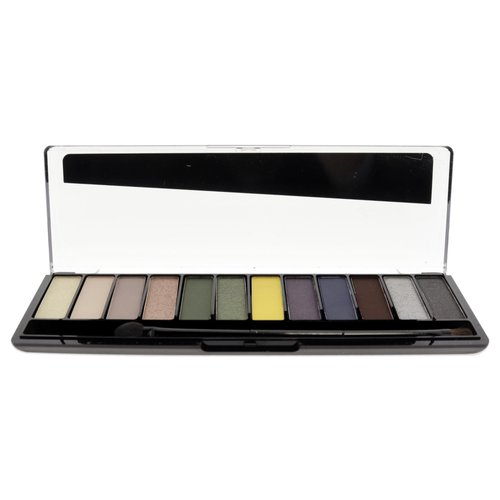 Rimmel London Magnif'Eyes Eyeshadow Palette, 12 Shades, Blendable Formula, Versatile, 010, Thunderstorm, 0.5oz