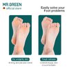 MR.GREEN Foot File Double Sided Pedicure Foot Care Tools Professional Callus Remover Foot Rasp Stainless Steel Foot Scrubber for Feet (Orange)