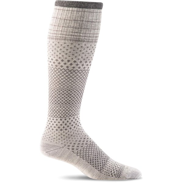 Sockwell Women's Micro Grade Moderate Graduated Compression Sock, Natural - M/L