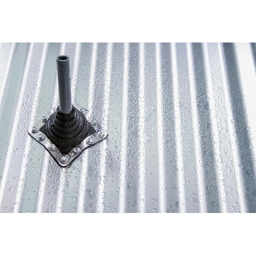 Oatey Closed to 5-3/4 in. Master Flash 8 in. x 8 in. Base Roof Flashing