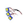Fytoo 3PCS 7.4V 600mah Lithium Battery with Mini Odamiya Connector 1 Pallet 3 Charging Cable for UDI001 UDI008 UDI020 Charging High-Speed Water-Cooled RC Boat Spare Parts