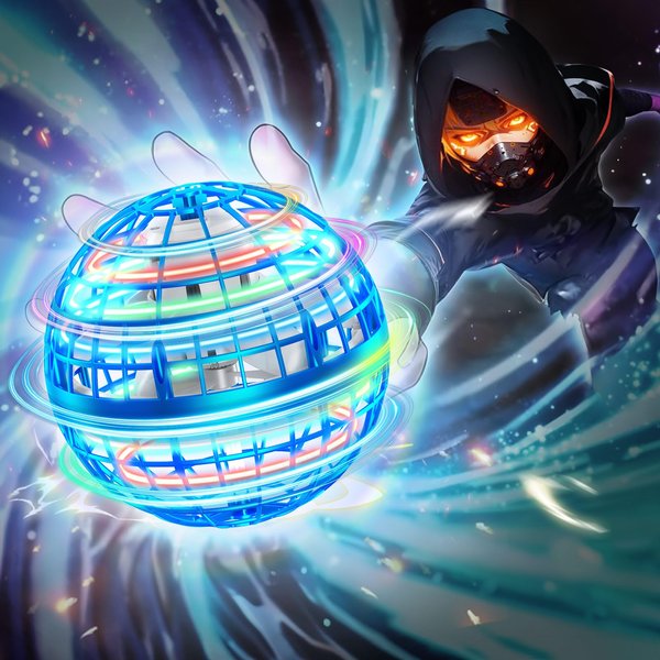 Flying Orb Ball Toys Boomerang Ball Hover Floating Spinner Cosmic Globe Cool Toys Kids Adults Christmas Birthday Gift Ideas for Boys Girls Age 8-13 Indoor Outdoor