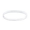 eBoot 500 Pcs 3 mm Elastic Hair Bands Mini Rubber Bands Small Hair Ties Ponytail Elastics Holders for Baby Kids Girls Braids Hair (Clear,Transparent)