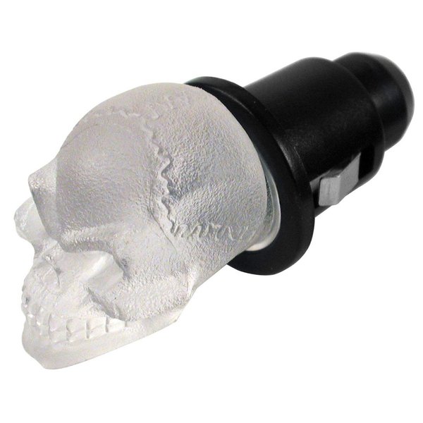 Custom Accessories 16500 Skull Dash Glow Light , White