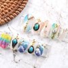 50 PCS Turquoise Nail Hanging Ornaments 3D Nail Art Supplies Nail Art Accessories Western Nail Hanging Ornaments Retro Nail Hanging Ornaments for Nail Art DIY