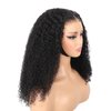 ISEE Wear and Go Glueless Wig Afro Kinky Curly Lace Front Wigs Human Hair 6x4 HD Lace Afro Curly Wigs for Women Lace Pre Cut Glueless Wigs Human Hair Pre Plucked 18 Inch