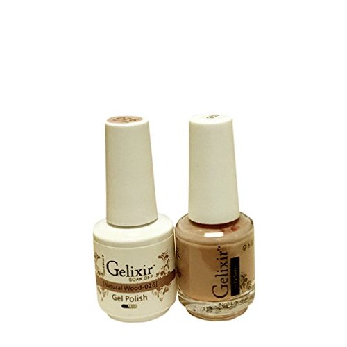 Gelixir matching color & nail lacquer Natural Wood -026