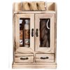 Brubaker Cosmetics 10 Pcs Beauty Gift Set Women Wooden Cabinet Coconut