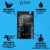 DASH Hydrate Rapid Hydration Electrolyte Drink Mix Packets | Rapid Absorption & Recovery with No Sugar | Activate Energy – Detoxify - Support |16 ct (Blue Raspberry)